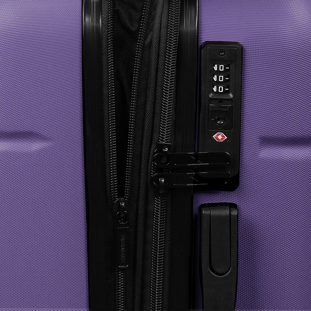 Pack 2 maletas S+L Amsterdam 10kg y 23kg morada Nautica