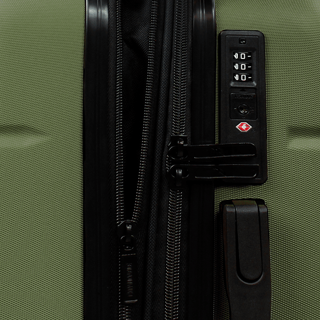 Maleta cabina Amsterdam S 10kg verde Nautica