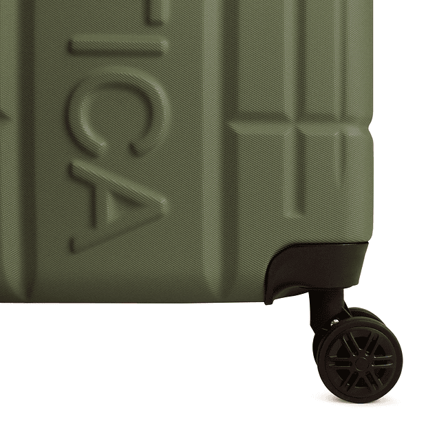 Maleta cabina Amsterdam S 10kg verde Nautica