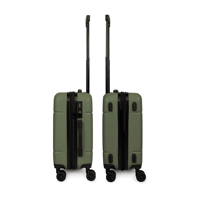 Maleta cabina Amsterdam S 10kg verde Nautica