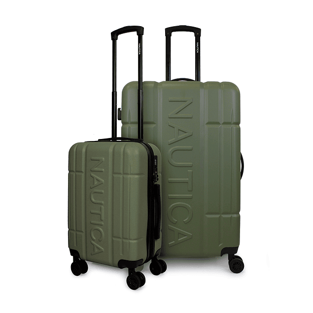 Pack 2 maletas S+L Amsterdam 10kg y 23kg verde Nautica