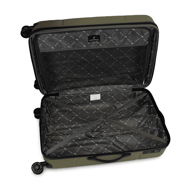 Maleta grande Amsterdam L 23kg verde Nautica