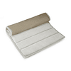 Pack 2 Alfombras de Baño ultra suave Nautica 40x60cm + 50x80cm gris