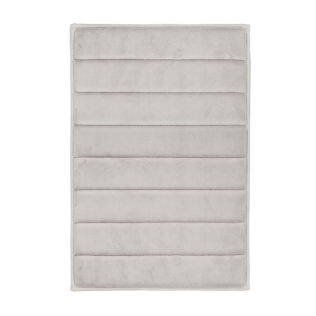 Pack 2 Alfombras de Baño ultra suave Nautica 40x60cm + 50x80cm gris