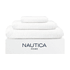 Set 3 Toallas Nautica VIS Cara+mano+cuerpo 100% algodón alta calidad blanco