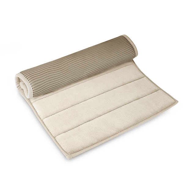 Pack 2 Alfombras de Baño ultra suave Nautica 40x60cm + 50x80cm Marfil