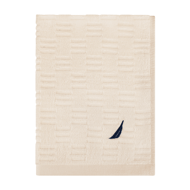 Set 4 Toallas Nautica SAVOY Cara+mano+cuerpo+piso 100% algodón alta calidad crema