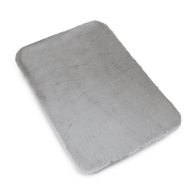 Pack 2 Alfombras de Baño ultra suave Nautica 40x60 + 50x80cm gris Claro