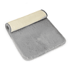 Pack 2 Alfombras de Baño ultra suave Nautica 40x60 + 50x80cm gris Claro