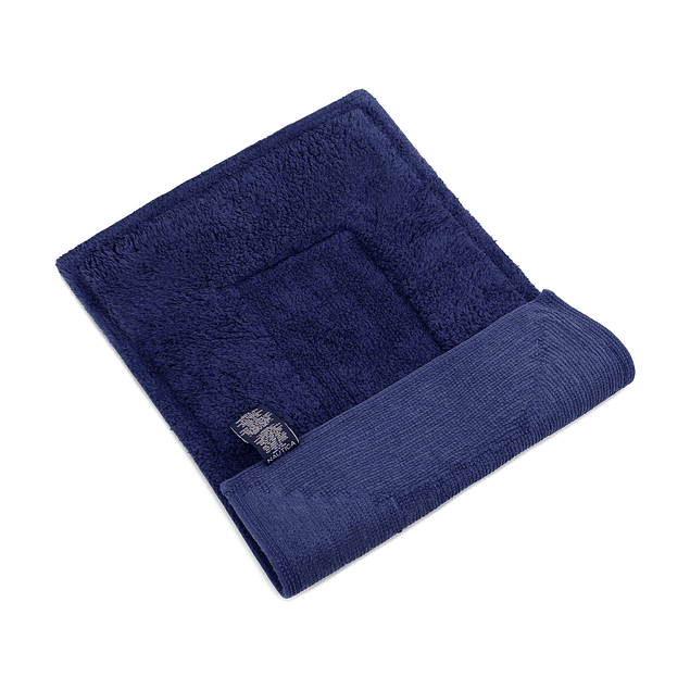 Pack 2 Alfombra de Baño algodón absorbente GOZO Nautica 50x80cm azul marino