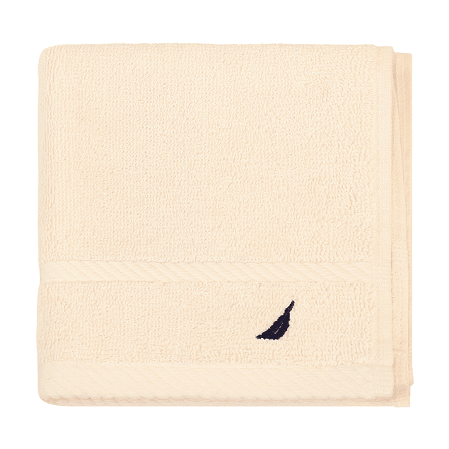 Set 3 Toallas Nautica SIGNATURE Cara+mano+cuerpo 100% algodón alta calidad beige