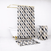 Set para baño Nautica Home Cortina+Alfombra+cesta diseño multicolor