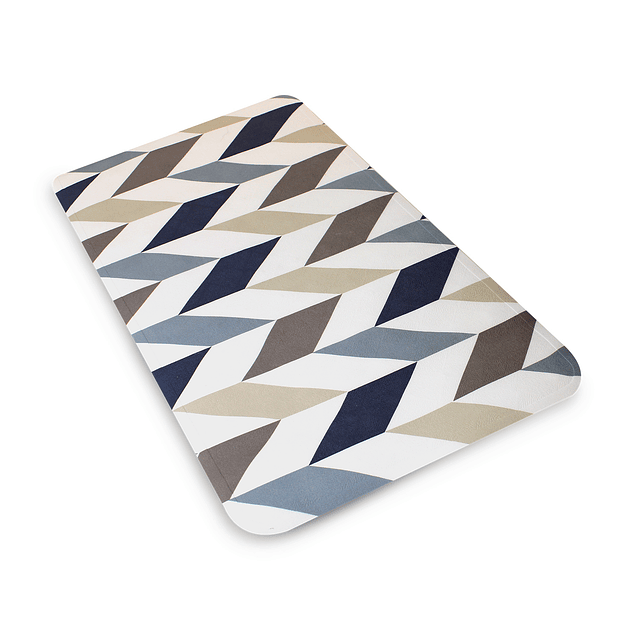 Set para baño Nautica Home Cortina+Alfombra+cesta diseño multicolor