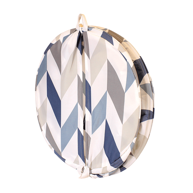 Set para baño Nautica Home Cortina+Alfombra+cesta diseño multicolor