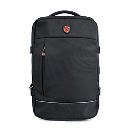 Mochila ejecutiva de viaje con portanotebook y USB ConectaGo black