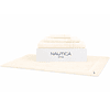 Set 4 Toallas Nautica SIGNATURE Cara+mano+cuerpo+piso 100% algodón beige