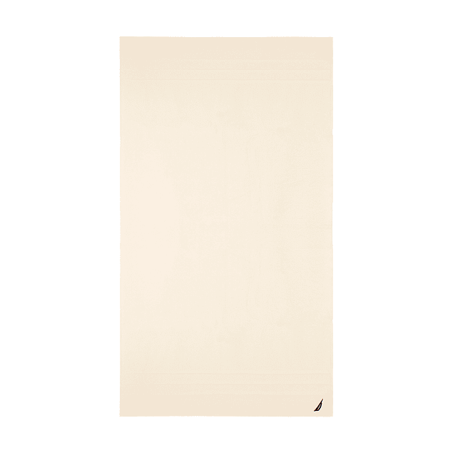 Set 4 Toallas Nautica SIGNATURE Cara+mano+cuerpo+piso 100% algodón beige