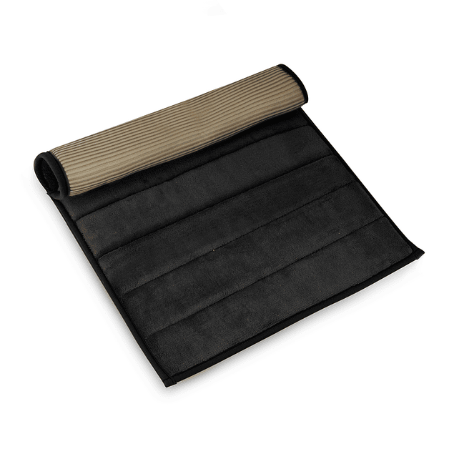 Pack 2 Alfombras de baño Nautica Home 40x60cm coralina ultra suave negro