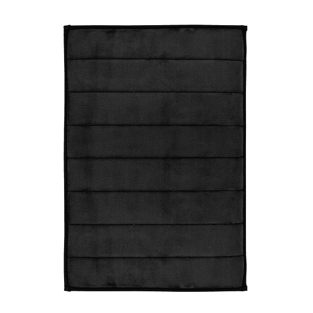 Pack 2 Alfombras de baño Nautica Home 40x60cm coralina ultra suave negro