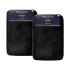 Pack 2 Alfombras de baño Nautica Home ultra suave 40x60cm gris oscuro