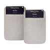 Pack 2 Alfombras de baño Nautica Home ultra suave 40x60cm gris claro