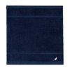 Set 3 Toallas Nautica SIGNATURE Cara+cuerpo+piso 100% algodón azul marino