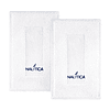 Pack 2 Alfombras de Baño algodón absorbente GOZO Nautica 50x80cm blanco
