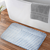 Pack 2 Alfombras de Baño Nautica Home Memory Foam 40x60 cm Cuadros Azul