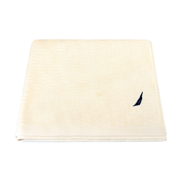 Toalla de Baño Cuerpo SAVOY Nautica Home 76x137cm 100% algodón ultra suave crema