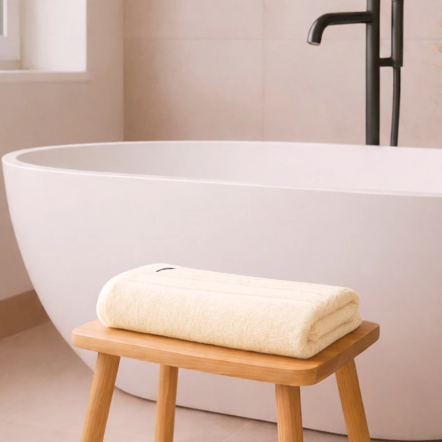 Toalla de Baño Cuerpo Nautica Home 100% algodón 76x137cm beige