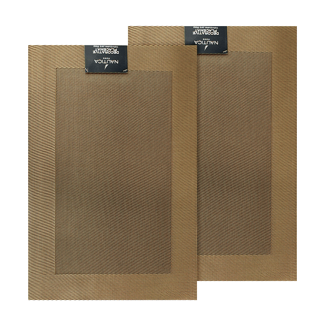 Pack 2 Individuales de mesa Nautica Home 45x30cm dorado