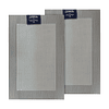 Pack 2 Individuales de mesa Nautica Home 45x30cm plateado