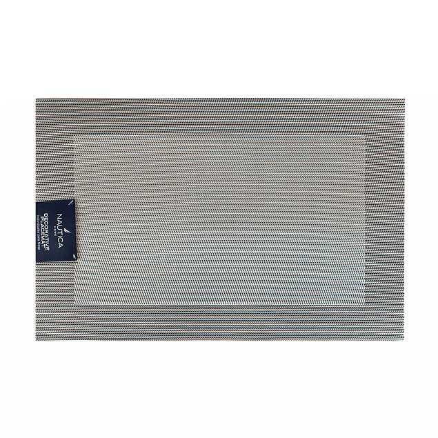 Pack 4 Individuales de mesa Nautica Home 45x30cm plateado