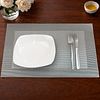 Pack 6 Individuales de mesa Nautica Home 45x30cm plateado