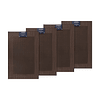 Pack 4 Individuales de mesa Nautica Home 45x30cm café