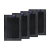 Pack 4 Individuales de mesa Nautica Home 45x30cm negro