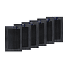 Pack 6 Individuales de mesa Nautica Home 45x30cm negro