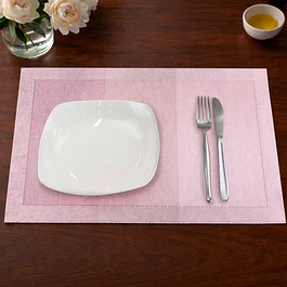 Pack 6 Individuales de mesa Nautica Home 45x30cm degrade rosa