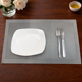 Pack 6 Individuales de mesa Nautica Home 45x30cm degrade gris