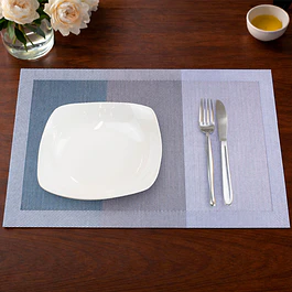 Pack 6 Individuales de mesa Nautica Home 45x30cm degrade azul