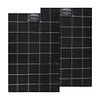 Pack 2 Individuales de mesa Nautica Home 45x30cm negro a cuadros