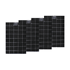 Pack 4 Individuales de mesa Nautica Home 45x30cm negro a cuadros