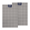 Pack 2 Individuales de mesa Nautica Home 45x30cm gris a cuadros