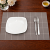 Pack 4 Individuales de mesa Nautica Home 45x30cm café a cuadros