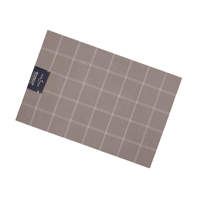 Pack 4 Individuales de mesa Nautica Home 45x30cm café a cuadros