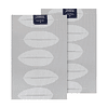 Pack 2 Individuales Nautica Home 45x30cm reversible hojas blanco