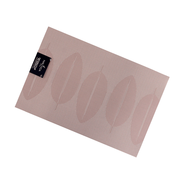 Individual de mesa Nautica Home 45x30cm reversible hojas rosa