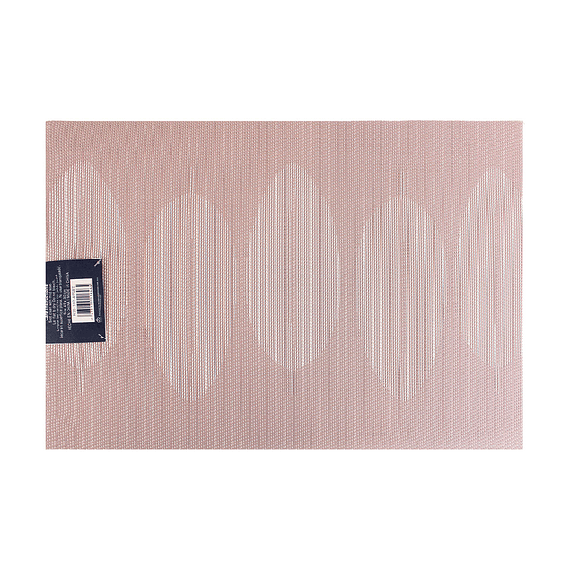 Pack 6 Individuales Nautica Home 45x30cm reversible hojas rosa