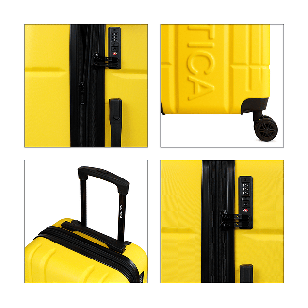 Pack maleta cabina Amsterdam S 10kg + Toalla de playa Nautica