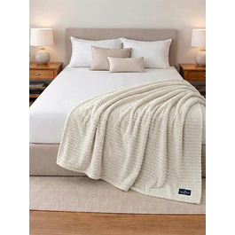 Manta de Cama Nautica Home Jacquard Franela suave 127x178cm